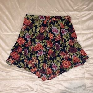 Kimichi Blue Floral Skirt